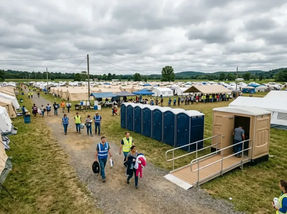 disaster-relief-camp-restrooms-010 — frequently asked questions, Dumpster & Portable Bathrooms Rental in Covington, IN